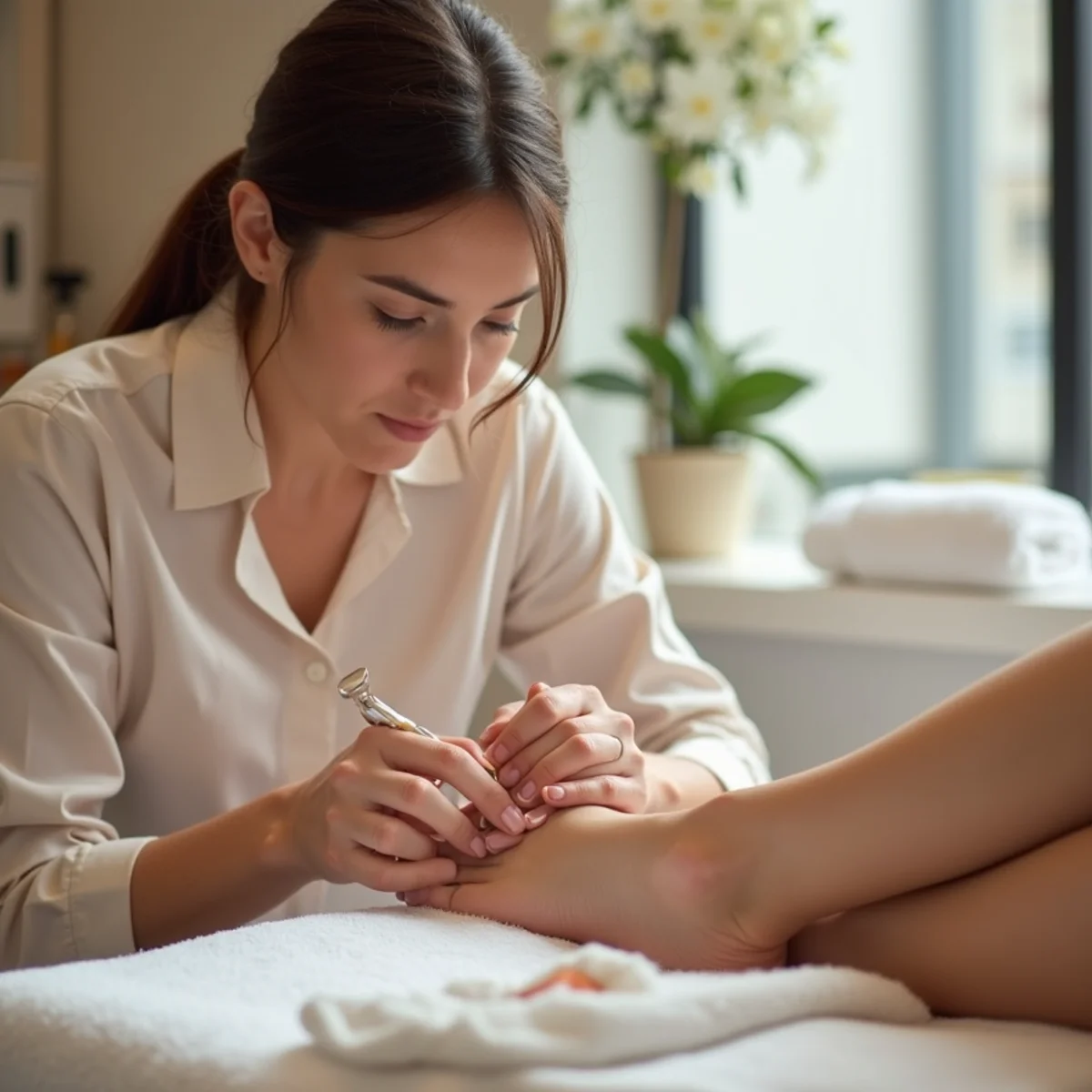 Illustrative image: Classic Pedicures guidance at T-Nails in Franklin Indiana