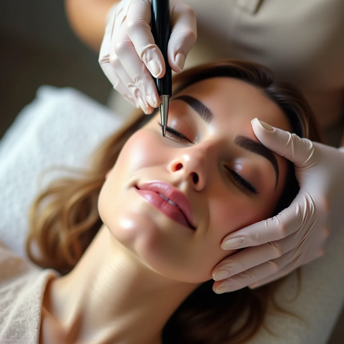 Illustrative image: Eyebrow Waxing process and preparation in Franklin Indiana