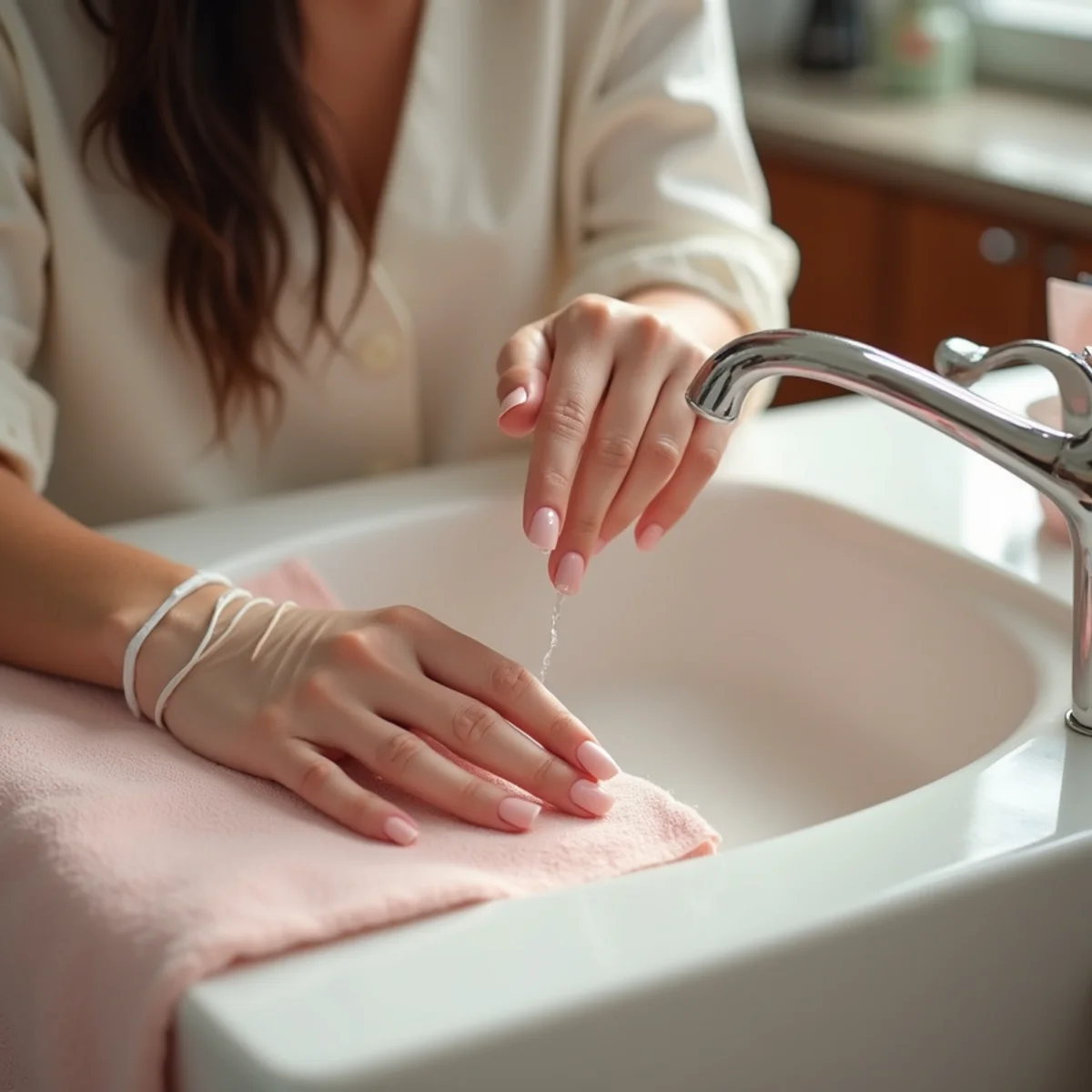 Illustrative image: Healthy gel manicure care routine for longer wear