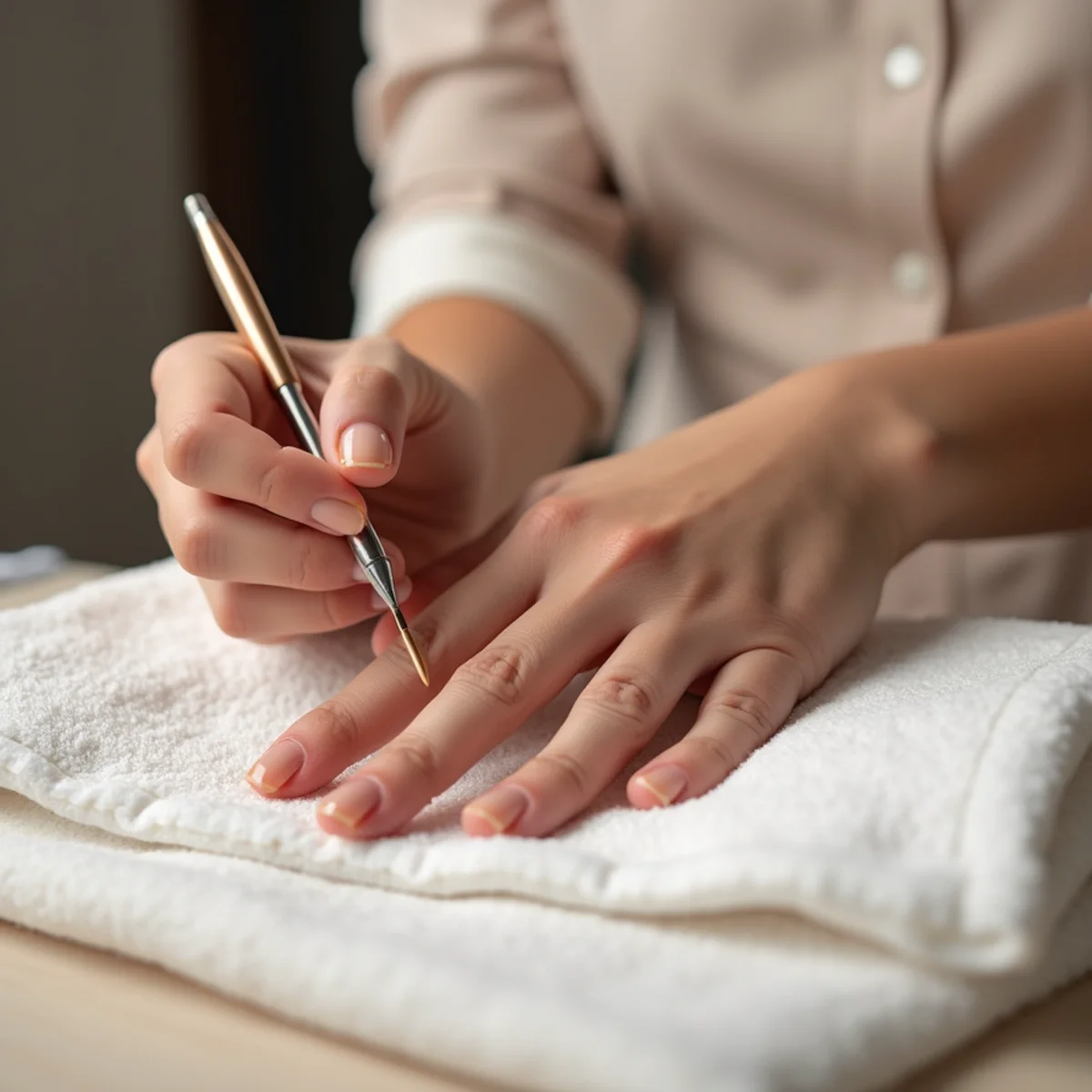 Illustrative image: Manicures process and preparation in Franklin Indiana