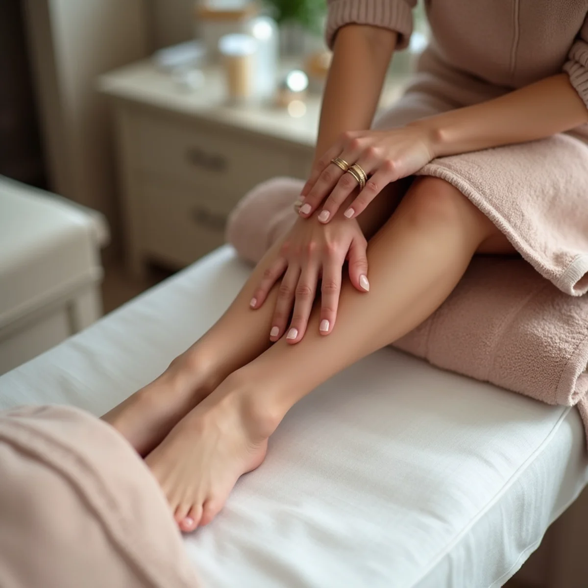Illustrative image: Deluxe Spa Pedicures process and preparation in Franklin Indiana